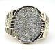 1.00 Ct Natural Diamond Mens Nugget Pinky Ring Solid Yellow Gold