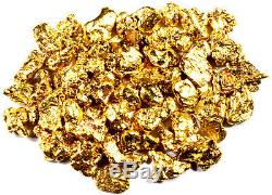 1.000 Grams Alaskan Yukon Bc Natural Pure Gold Nuggets #10 Mesh Free Shipping
