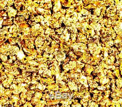 1.000 Grams Alaskan Yukon Bc Natural Pure Gold Nuggets #16 Mesh Free Shipping