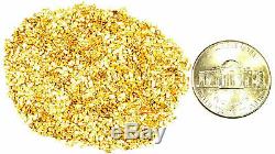 1.000 Grams Alaskan Yukon Bc Natural Pure Gold Nuggets #20 Mesh Free Shipping
