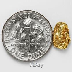 1.0179 Gram Alaska Natural Gold Nugget (#51016) FREE SHIPPING Alaskan Gold