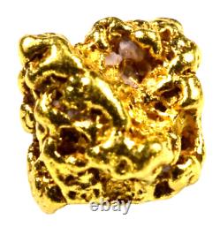 1.095 Grams Australian Natural Pure Gold Nugget Genuine 94-98% Pure (#au405)