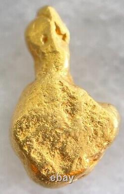 1.109 grams #4 mesh Alaskan Natural Placer Gold Nugget Free Shipping! #A3748
