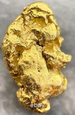 1.179 grams #4 mesh Alaskan Natural Placer Gold Nugget Free Shipping! #A4416