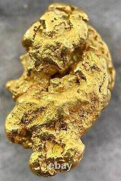 1.179 grams #4 mesh Alaskan Natural Placer Gold Nugget Free Shipping! #A4416