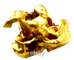 1.184 Grams Australian Natural Pure Gold Nugget Genuine High Purity (#au910)