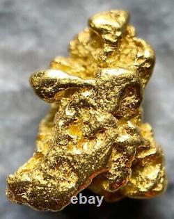 1.184 grams Beautiful Alaskan Natural Placer Gold Nugget Free Shipping! #A3527