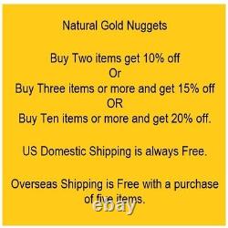 1.216 grams (4) #6 mesh Alaskan Natural Placer Gold Nuggets Free Shipping #P111