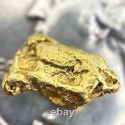 1.228 grams #4 mesh Alaskan Natural Placer Gold Nugget Free Shipping! #A4623