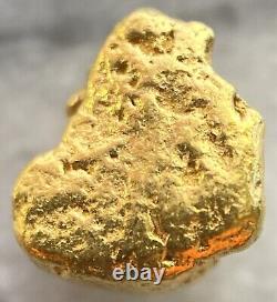 1.228 grams Beautiful Alaskan Natural Placer Gold Nugget Free Shipping! #A3531