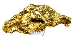 1.313 Grams Australian Natural Pure Gold Nugget Genuine 94-98% Pure (#au413)