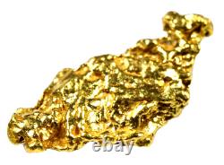 1.313 Grams Australian Natural Pure Gold Nugget Genuine 94-98% Pure (#au413)
