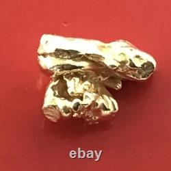 1.36 grams Natural Native Australian Solid High Quality Alluvial Gold Nugget