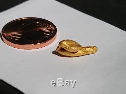 1,38 g 1 BEAUTIFUL Huuuuge Australian Natural Gold Nugget #E-8 (GN-8)