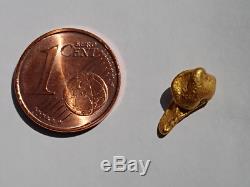 1,38 g 1 BEAUTIFUL Huuuuge Australian Natural Gold Nugget #E-8 (GN-8)
