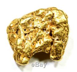 1.420 Grams Alaskan Yukon Bc Natural Pure Gold Nugget Free Shipping (#n403)