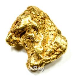 1.420 Grams Alaskan Yukon Bc Natural Pure Gold Nugget Free Shipping (#n403)
