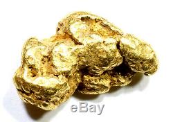1.433 Grams Alaskan Yukon Bc Natural Pure Gold Nugget Free Shipping (#n404)