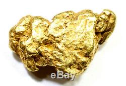 1.433 Grams Alaskan Yukon Bc Natural Pure Gold Nugget Free Shipping (#n404)