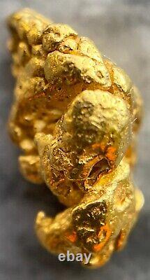 1.447 grams Beautiful Alaskan Natural Placer Gold Nugget Free Shipping! #A3538