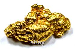 1.452 Grams Australian Natural Pure Gold Nugget Genuine 94-98% Pure (#au401)
