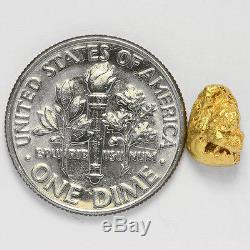 1.4620 Gram Alaska Natural Gold Nugget - (#02511)