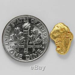 1.4880 Gram Alaska Natural Gold Nugget (#41524) FREE SHIPPING Alaskan Gold