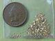 1.5 Grams Alaska Natural Placer Gold Dust/nuggets Withfree Indian Penny Bino
