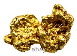1.590 Grams Australian Natural Pure Gold Nugget Genuine 94-98% Pure (#au334)