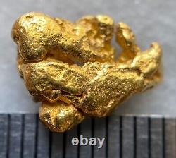 1.604 grams Beautiful Alaskan Natural Placer Gold Nugget Free Shipping! #A3541