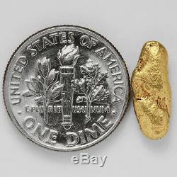 1.6262 Gram Alaska Natural Gold Nugget (#38831) FREE SHIPPING Alaskan Gold