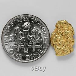 1.6319 Gram Alaska Natural Gold Nugget (#41335) FREE SHIPPING Alaskan Gold