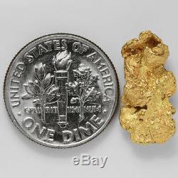 1.6626 Gram Alaska Natural Gold Nugget (#41293) FREE SHIPPING Alaskan Gold
