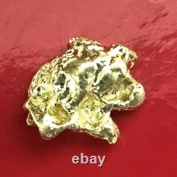 1.72 grams Natural Native Australian Solid High Quality Alluvial Gold Nugget