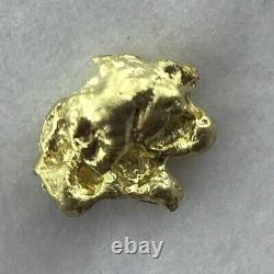 1.72 grams Natural Native Australian Solid High Quality Alluvial Gold Nugget