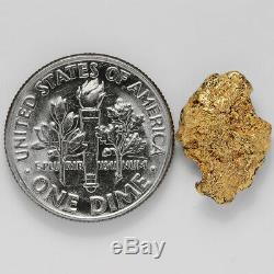 1.7436 Gram Alaska Natural Gold Nugget (#38767) FREE SHIPPING Alaskan Gold
