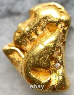 1.779 grams Beautiful Alaskan Natural Placer Gold Nugget Free Shipping! #A3379