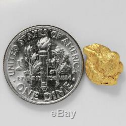 1.8465 Gram Alaska Natural Gold Nugget (#41378) FREE SHIPPING Alaskan Gold