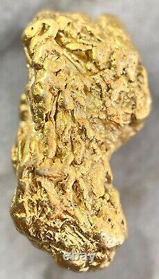 1.850 grams #4 mesh Alaskan Natural Placer Gold Nugget Free Shipping! #A3827