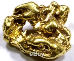1.881 Grams Alaskan Yukon Bc Natural Pure Gold Nugget Free Shipping (#n501)