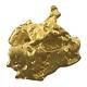 1.89 Grams Natural Native Australian Solid High Quality Alluvial Gold Nugget