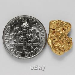 1.9063 Gram Alaska Natural Gold Nugget (#37796) FREE SHIPPING Alaskan Gold