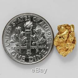 1.9335 Gram Alaska Natural Gold Nugget (#41546) FREE SHIPPING Alaskan Gold