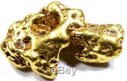 1.948 Grams Alaskan Yukon Bc Natural Pure Gold Nugget Free Shipping (#n201)
