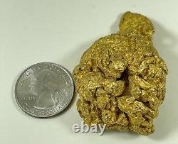 #1 Brazilian Crystalline Natural Gold Nugget 142.69 Grams