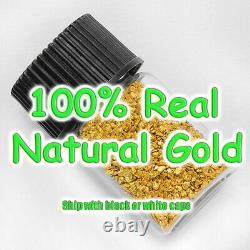 1 Gram Alaska Natural Gold Nuggets & BOTTLE Alaskan TVs Gold Rush (#B30-01)