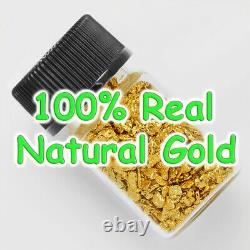1 Gram Alaska Natural Gold Nuggets With Glass Bottle Alaskan TVs Gold Rush #5