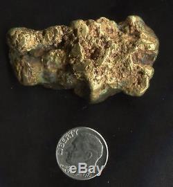 1 Large Gold Nugget 120.28 grams Natural Free Shipping 3.86oz (MG1755)