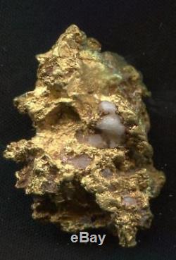 1 Large Gold Nugget 14.3 grams Natural Free Shipping. 46oz (MG1861)