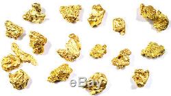 10.000 Grams Alaskan Yukon Bc Natural Pure Gold Nuggets #4 Mesh Free Shipping